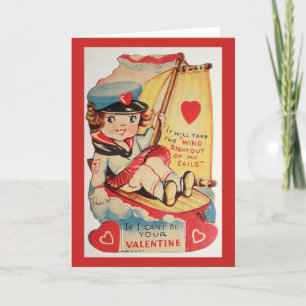 Vintage Valentine - Wind in My Sails, Holiday Card