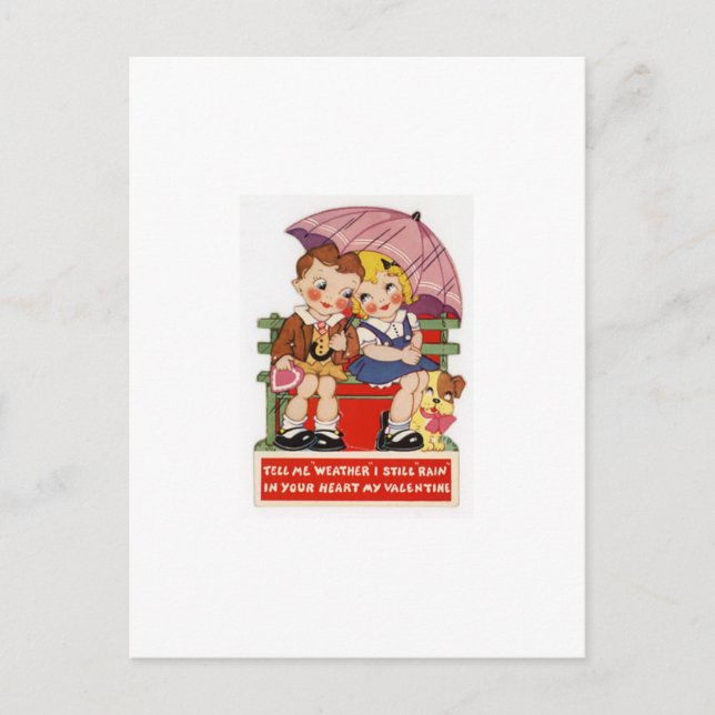 vintage Valentine's Day card (Front)