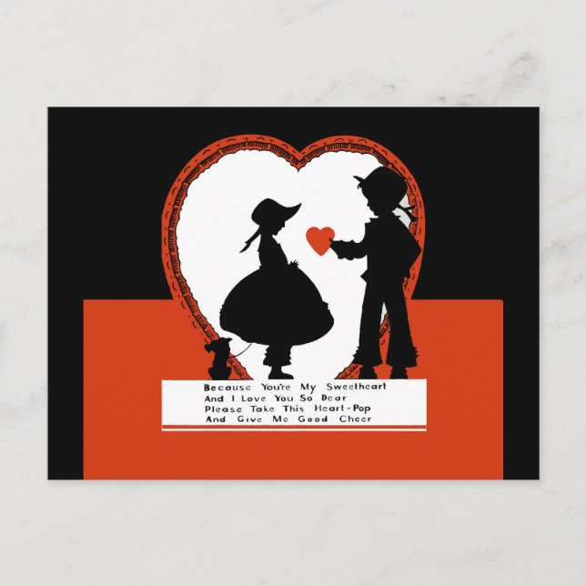 Vintage Valentine's Day Card (Front)