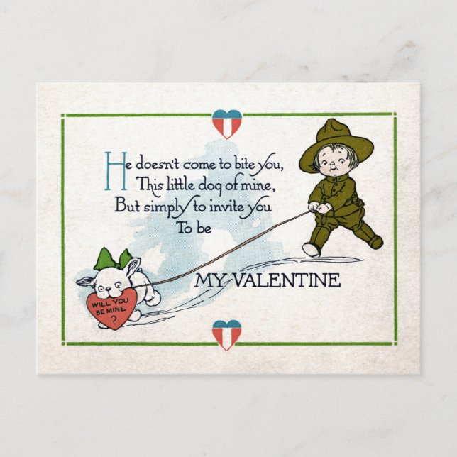 VINTAGE VALENTINE'S DAY CARD (Front)