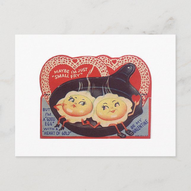 vintage Valentine's Day card postcard (Front)