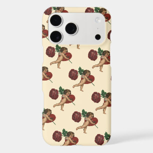 Vintage Valentine's Day Cherub and Victorian Rose