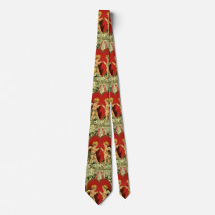 Vintage Valentine's Day, Cherubs Make a Wish Tie