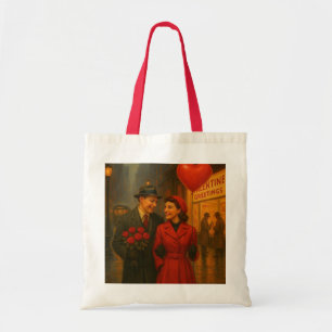 Vintage Valentine's Day couple Tote Bag