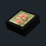Vintage Valentine's Day Pink Victorian Garden Rose Gift Box<br><div class="desc">Vintage illustration love and romance floral Victorian Valentine's Day design with several pink garden rose flowers in bloom.</div>
