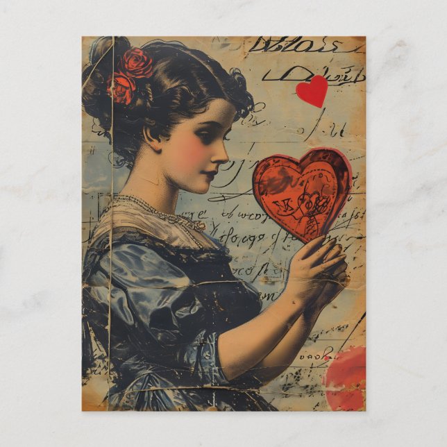 Vintage Valentine's Day  Postcard (Front)