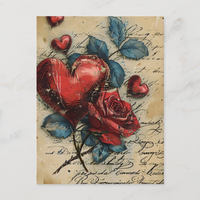 Vintage Valentine's Day  Postcard (Front)