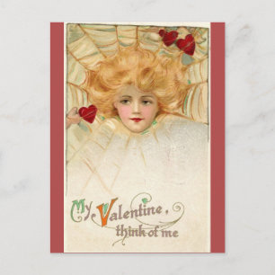 Vintage Valentine's Day Victorian Postcard