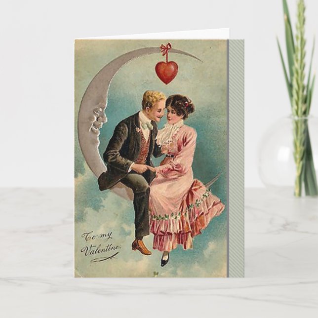 Vintage Valetine Greeting Card (Front)