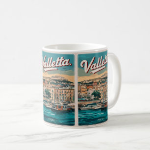 Vintage Valletta, Malta travel souvenirs and gifts Coffee Mug