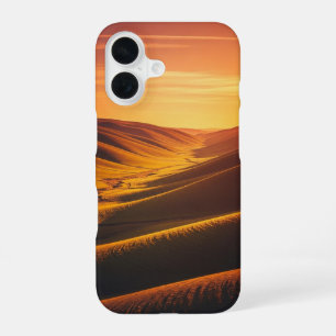 Vintage Valley Sunset Glow iPhone 16 Case
