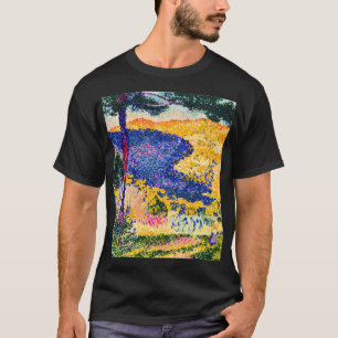 Vintage Valley with Fir painting T-Shirt