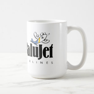 Vintage ValuJet Airlines Glassware Coffee Mug