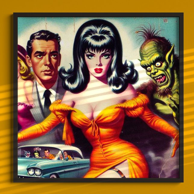 Vintage Vampire Girl Poster (Creator Uploaded)