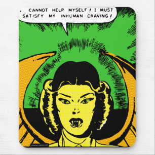 Vintage Vampire Mouse Pad