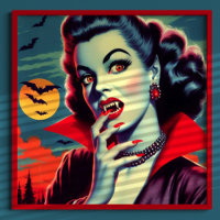 Vintage Vampire Woman