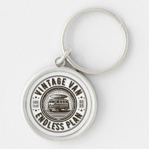 Vintage Van Endless Plan Key Ring