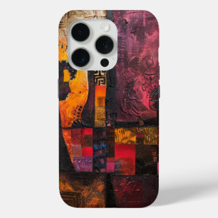 Vintage Van Gogh Abstract iPhone 15 Pro Case