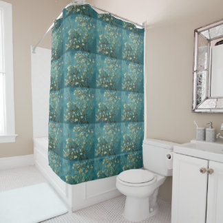 Vintage Van Gogh Almond Blossom Shower Curtain