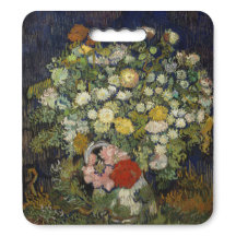 Vintage Van Gogh Bouquet of Flowers Kneeling Pad