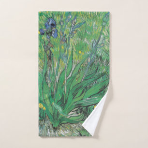 Vintage Van Gogh Iris Hand Towel