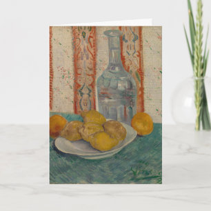 Vintage Van Gogh Kitchen Art - Lemon Still Life Card