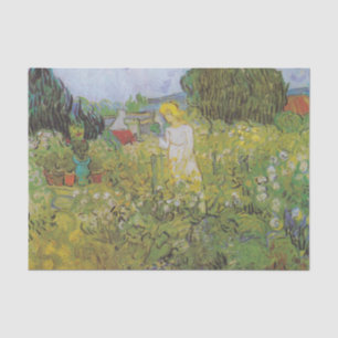 Vintage Van Gogh Marguerite Gachet in the Garden Tissue Paper