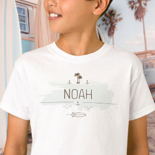 Vintage Van Life Sage Outdoor Adventure Boys T-Shirt