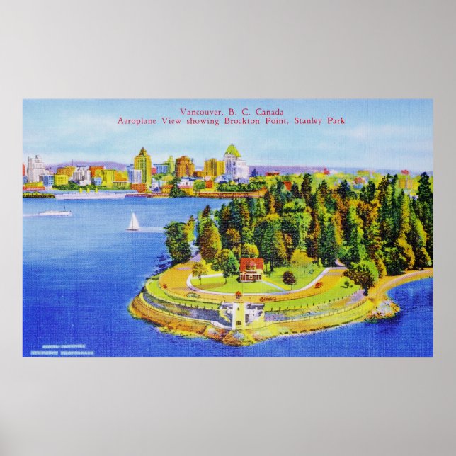 Vintage Vancouver Island Poster (Front)