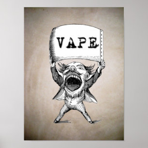Vintage Vape  High Quality Poster