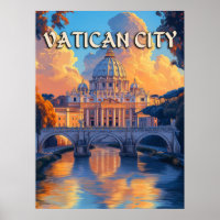 Vintage Vatican City Travel