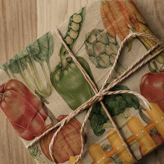 Vintage Vegetable Garden Tissue Paper (Creator Uploaded)
