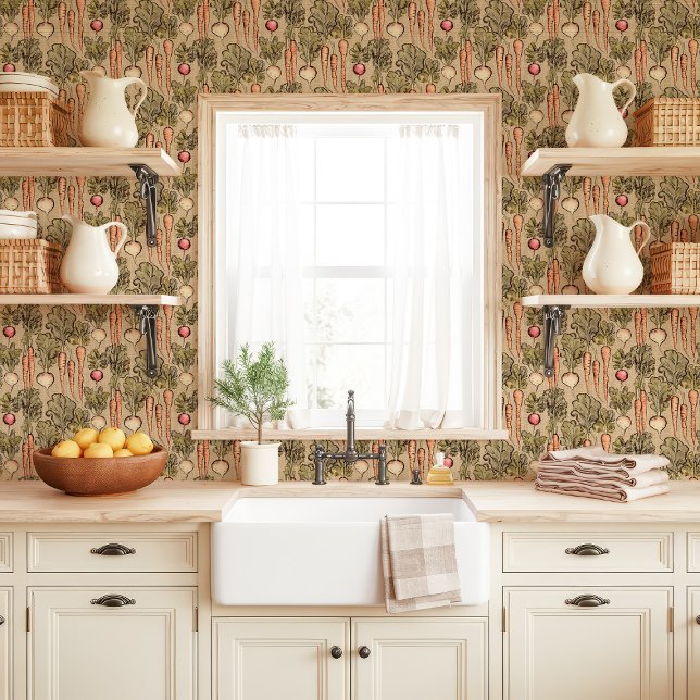 Vintage Vegetable Garden Wallpaper (Creator Uploaded)