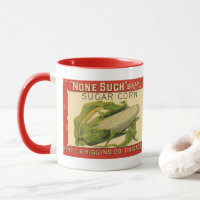 Vintage Vegetable Label Art, None Such Sugar Corn
