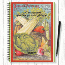 Vintage Vegetable Seed Catalogue Personalised Note