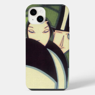 Vintage Vegetable Topper Label, Art Deco Romance iPhone Case