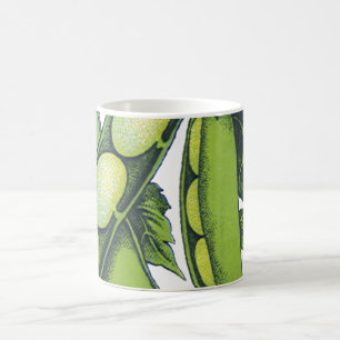Vintage Vegetables; Lima Beans, Organic Farm Foods Coffee Mug