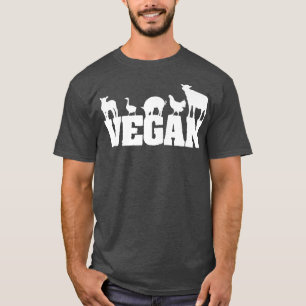Vintage Vegetarian Funny Vegetarian Retro Vegan T-Shirt