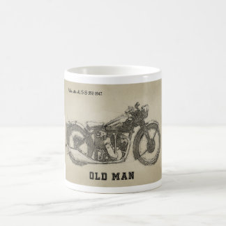 Vintage Velocette KSS motorcycle Drawing Coffee Mug