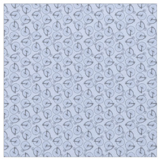 Vintage Velocipede High Wheel Bicycle CUSTOM COLOR Fabric