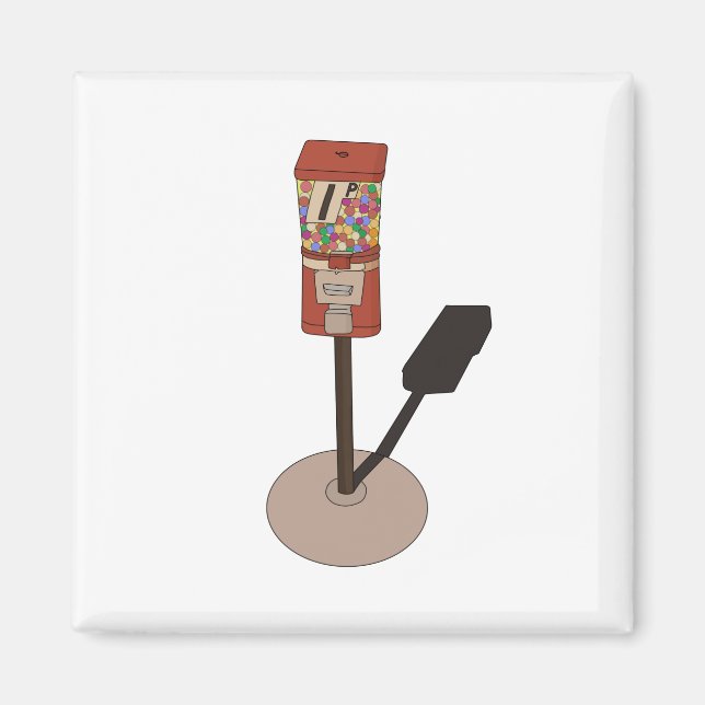 Vintage Vending Machine Magnet (Front)
