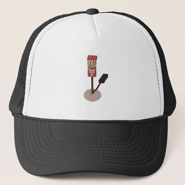 Vintage Vending Machine Trucker Hat (Front)