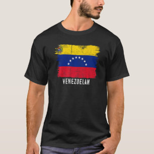 Vintage Venezuela Flag Venezuelan & Proud Of My Ro T-Shirt