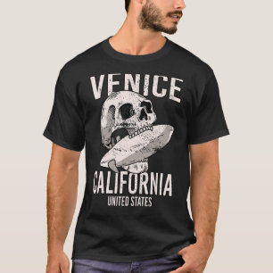 Vintage Venice Beach California Ca Retro Surfer Sk T-Shirt
