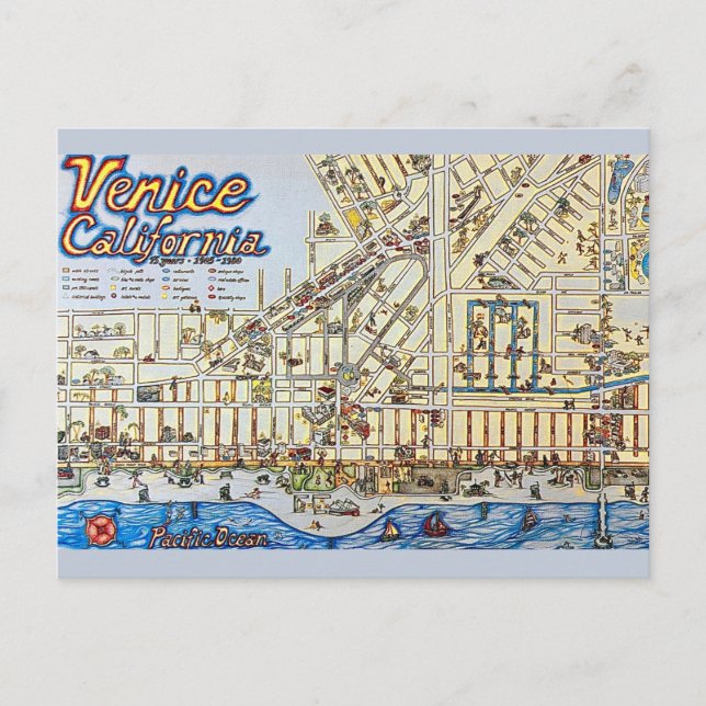 Vintage Venice CA Postcard (Front)