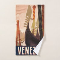 Vintage Venice Italy Gondola Travel