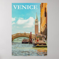 Vintage Venice Italy Travel