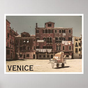Vintage Venice photo Poster