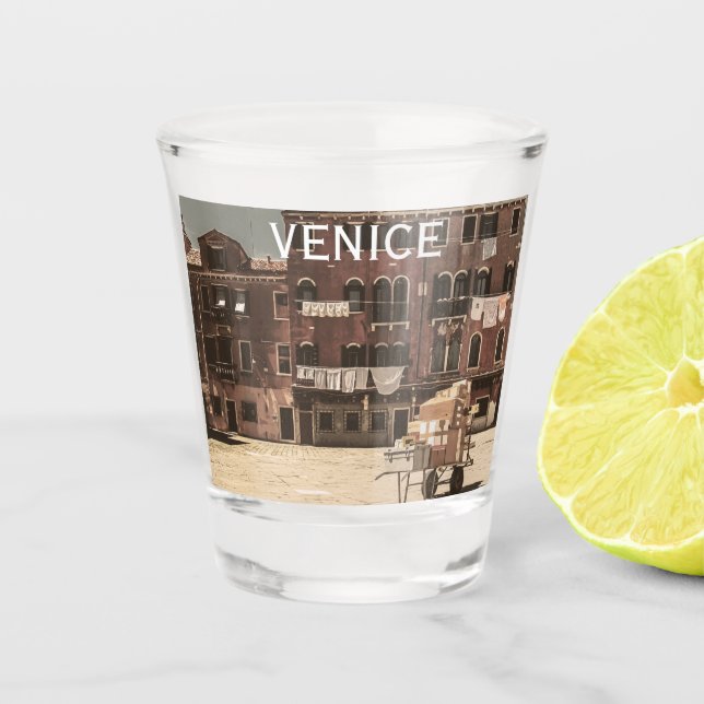 Vintage Venice Shot Glass (Front)
