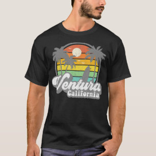 Vintage Ventura Beach California CA Surfing Retro  T-Shirt
